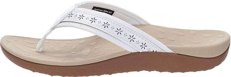 Joomra Women's Flip Flops Arch Support Orthotic Toe Post Thong Sandals - Image 6