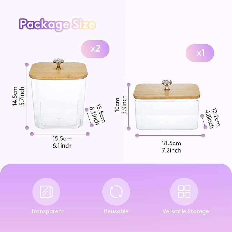 POLRAI 3 Pack Laundry Pod Containers and Dryer Sheet Holder, Laundry Room Organization Storage Containers with Lids and Labels for Detergent Pods Dry Sheet Organizing - Image 2
