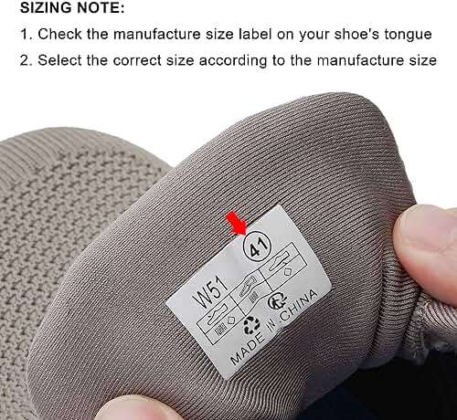 WHITIN 2 Pairs/Set Replacement Insole for WHITIN Barefoot Shoes Size 43 - Image 2