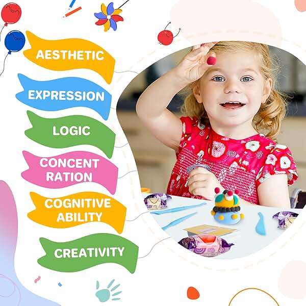 Aestd-ST Air Dry Clay 66 Colors, Modeling Clay for Kids, DIY Magic Clay, Molding Clay Kit with Sculpting Tools, Non-Sticky Soft and Super Light, Arts and Crafts Gift for Boys Girls Kids - Image 5