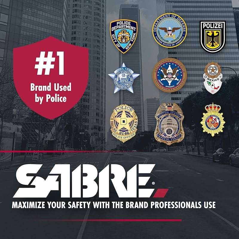 Sabre 3-in-1 Compact Defense Spray – Pepper Spray, Tear Gas & UV Dye, Max Police Strength, Belt Clip for Quick Access, 4X Longer Spray Time (Up to 13 Seconds), 0.67 fl oz, Secure & Easy Safety - Image 5