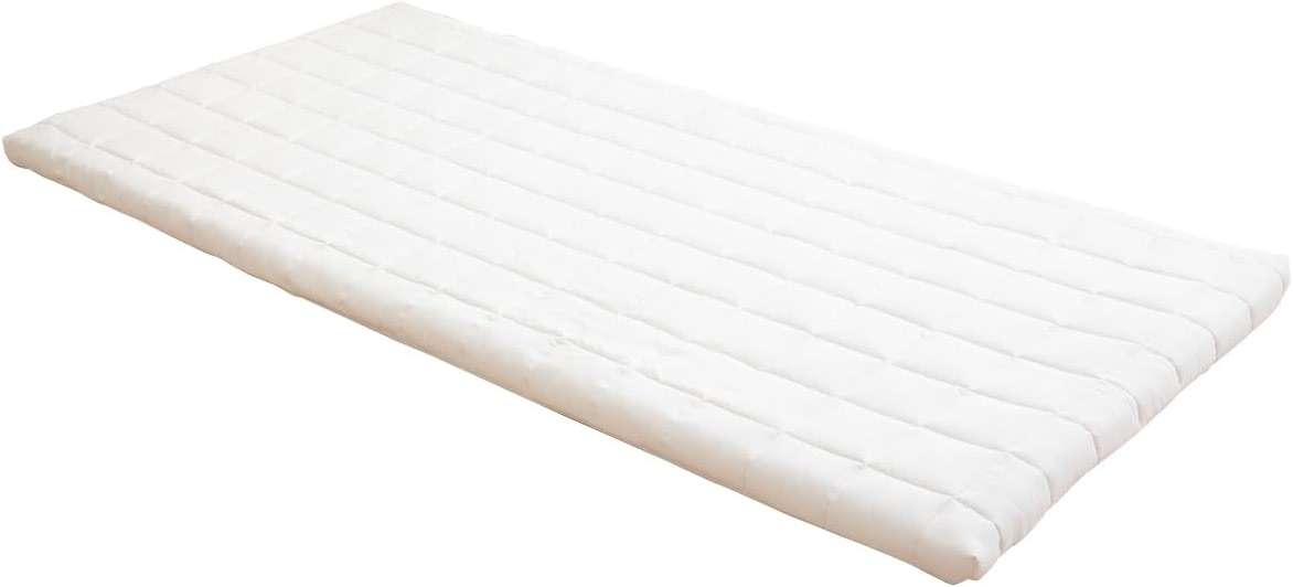 EMOOR Washable Japanese Futon Mattress Twin White, Removable Zip Cover Foldable Storable Lightweight Guest Bed Tatami Mat - Image 1