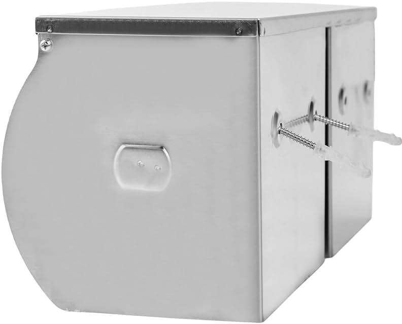 Desyeryamimi Double Roll Toilet Paper Holder Dispenser with Shelf Storage-Commercial 2-Roll Side by Side Stainless Steel Toilet Tissue Holder/Dispenser Wall Mount for Bathroom/Restroom-Brushed Finish - Image 8