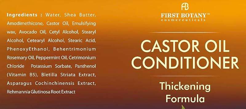 Castor Oil Shampoo and Conditioner - An Anti Hair Loss Set Thickening formula For Hair Regrowth, Anti Thinning Sulfate Free For Men & Women Anti Dandruff Treatment - 16 oz - Image 7