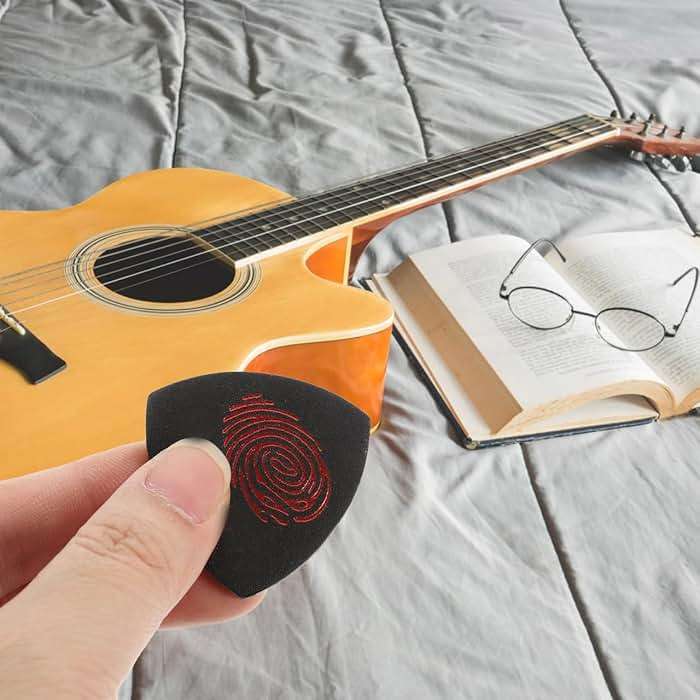 Toyvian 3 Pcs 1 Set Leather Picks Metal Guitar Bass Pick Electric Guitar Picks Multipurpose Ukelele Electric Guitar Accessories Leather Guitar Plectrums Skin Ukulele Replace - Image 4