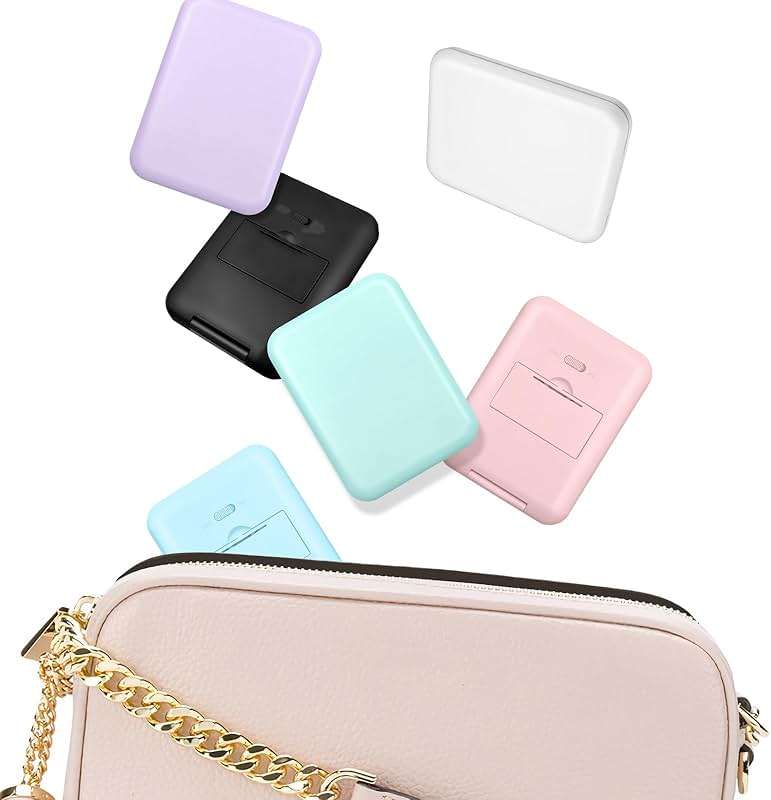 Kakuje Compact Mirror, 1X/3X Magnification LED Pocket Mirror with Nternal BIattery, Mini Mirror for Purse, Pocket,Travel and Present (Pink) - Image 5