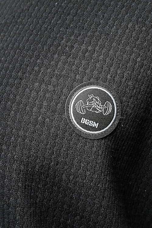 Men's Oversize T-Shirt, Bodybuilding, Lifting Cardio Rag Top Thick Fabric Textured Active T-Shirt - Image 5