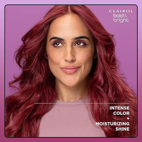 Clairol Bold & Bright Permanent Hair Dye, V3 Intense Passion Plum Hair Color | Intense Vibrancy + Moisturizing Shine | Includes Color Boost Glaze to Amplify Color Anytime | Pack of 1 - Image 12