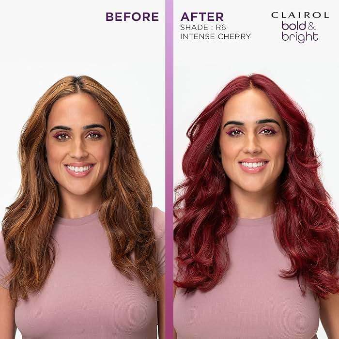 Clairol Bold & Bright Permanent Hair Dye, M5 Deepest Guava Hair Color | Intense Vibrancy + Moisturizing Shine | Includes Color Boost Glaze to Amplify Color Anytime | Pack of 1 - Image 3