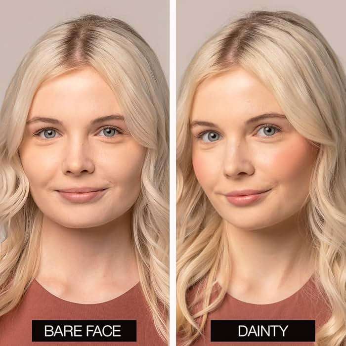 Palladio Liquid Blush for Cheeks & Lips 2-in-1 Makeup Face Blush, Weightless Cream Formula, Smudge Proof Long-Wearing Pigmented Blush, Natural Look Makeup Face Blushes, Shimmer Finish, Dainty - Image 5