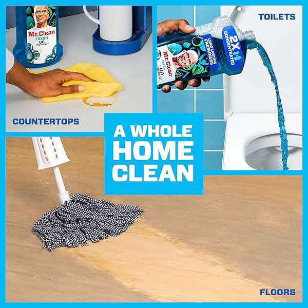 Mr. Clean 2X Concentrated Multi Surface Cleaner with Unstopables Fresh Scent 41 fl oz - Image 3