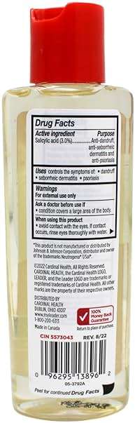 Leader Therapeutic Dandruff Shampoo Anti-Dandruff, Anti-Seborrheic Dematitis and Anti-Psoriasis - salicylic acid Shampoo 4.5 Fl Oz (133 ml) (4.5 Fl OZ (Pack of 1)) - Image 2
