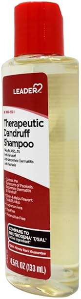 Leader Therapeutic Dandruff Shampoo Anti-Dandruff, Anti-Seborrheic Dematitis and Anti-Psoriasis - salicylic acid Shampoo 4.5 Fl Oz (133 ml) (4.5 Fl OZ (Pack of 1)) - Image 5