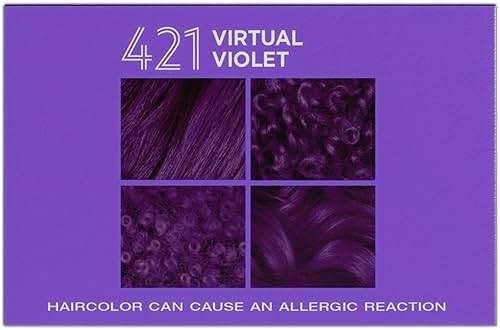 Softsheen-Carson Dark and Lovely Hair Dye, Fade Resist Hair Color with Conditioning Mask, Virtual Violet, 1 Kit - Image 9