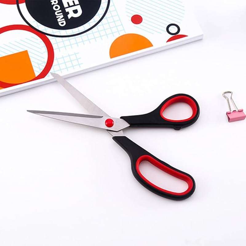 Scissors, 2 Pack 7.5 inch Scissors for Office and Home, Scissor All Purpose for School Fabric Craft Supplies Use - Image 5