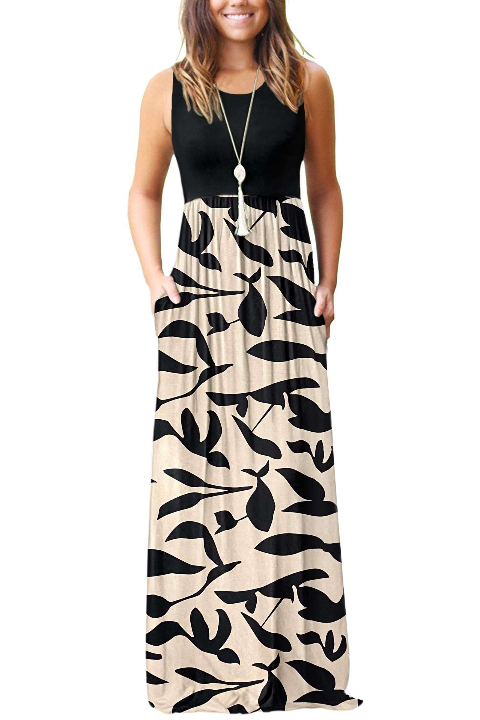 AUSELILY Women's Classic Sleeveless Loose Plain Casual Long Maxi Dresses for Women 2026 - Image 1