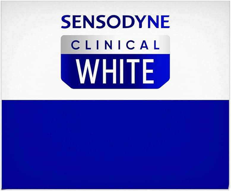 Sensodyne Clinical White Toothpaste Clinically Proven Whitening for Sensitive Teeth, Stain Protector, 3.4 oz - Image 12