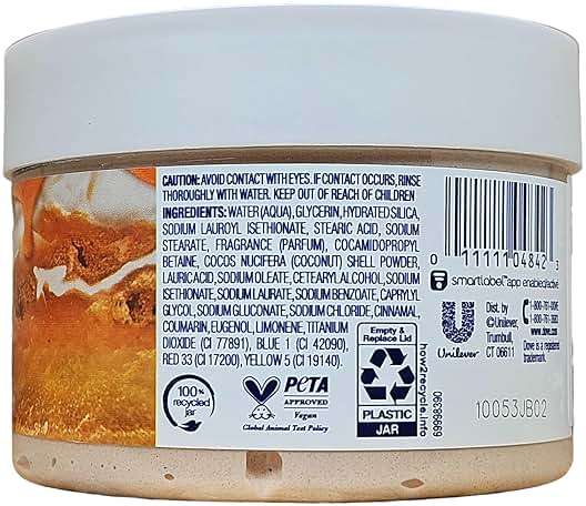 Dove Cinnamon Pumpkin Pie Body Scrub for Deep Nourishment Holiday Treats Limited Edition, 10.5 oz - Image 3