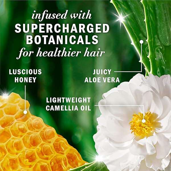 Herbal Essences Sulfate Free Shampoo with Honey for Daily Moisture, Nourishes Dry Hair, Moisturizing Shampoo with Certified Camellia Oil and Aloe Vera, Lightweight For All Hair Types, 33.8oz - Image 5