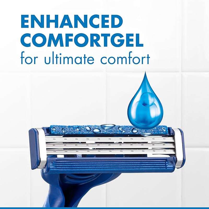 Gillette Sensor3 Comfort Men's Disposable Razors, 12 Razors - Image 5