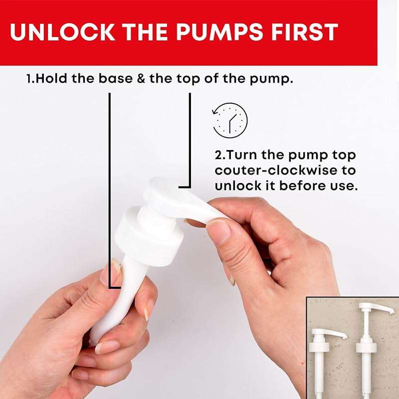 Dispenser Pumps for Listerine 1 or 1.5 Liter Mouthwash Bottles with Cup Holders, Resuable Cups and Clear Plastic Paper Cup Dispenser - Fits Total Care, Original, Zero Alcohol, Cool Mint, etc - Image 3