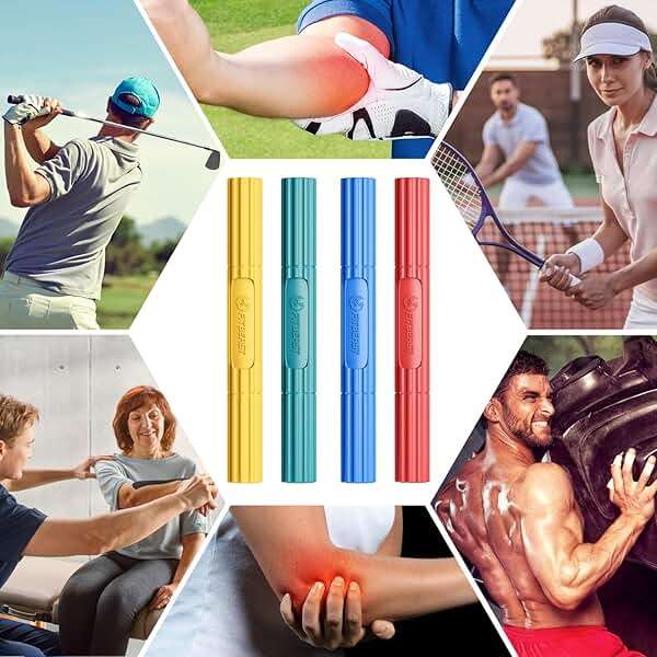 FitBeast Flex Therapy Bar, Tennis Elbow Therapy Bar - Ideal for Relieve Tendonitis Pain & Improve Grip Strength, Fitness Resistance Bar for Golfers Elbow & Tendinitis, Twist Bar for Physical Therapy - Image 6