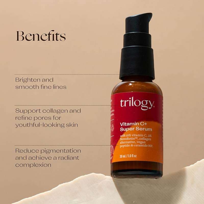Trilogy Vitamin C+ Super Serum, Skin Tone & Radiance Formula, 1.0 fl oz - Image 3
