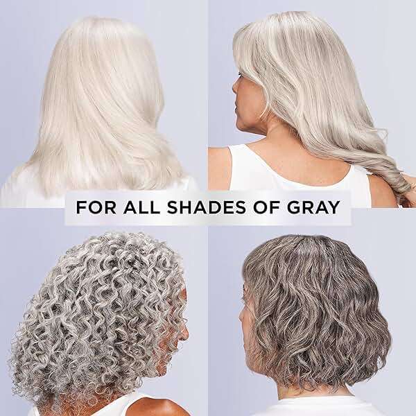 L'Oreal Paris EverPure Silver Care Sulfate Free Shampoo and Conditioner Set, Nourishing Vegan Formula with Peptides for Brightening Gray Hair, 1 Kit - Image 4
