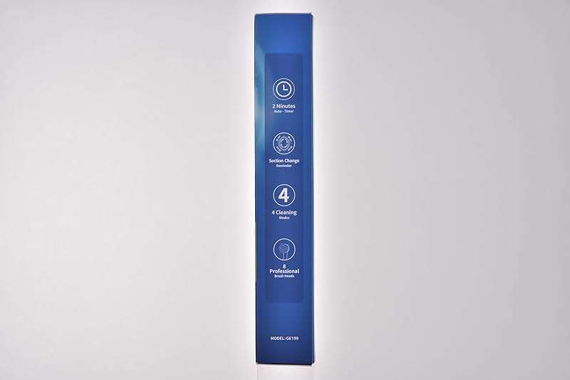 TEETHEORY Rotating Electric Toothbrush for Adults with 8 Brush Heads (2 Types), 4 Modes Deep Clean Electric Toothbrush with Rechargeable Power and 2 Min Smart Timer Black - Image 12