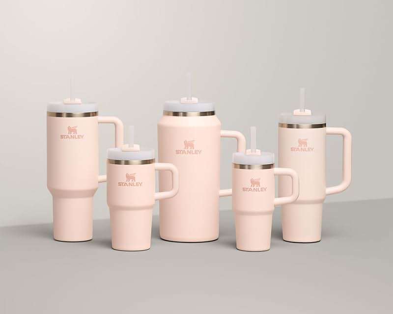 STANLEY Quencher H2.0 Tumbler with Handle and Straw 30 oz | Flowstate 3-Position Lid | Cup Holder Compatible for Travel | Insulated Stainless Steel Cup | BPA-Free | Rose Quartz 2.0 - Image 7
