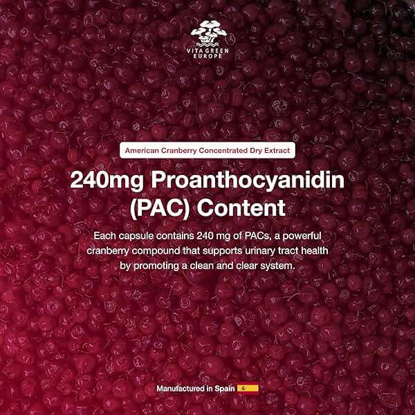 Cysticlean Cranberry PAC Supplement – 240 mg PAC, Sugar-Free – Urinary Tract Infection Support – Most Effective Cranberry Pills for Cystitis & Interstitial Cystitis Relief - Image 6