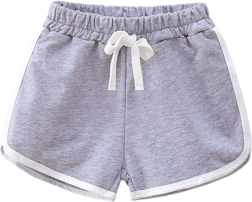 3 Pack Little Big Girls Running Athletic Cotton Shorts Toddler Kids Workout Dance Dolphin Short - Image 5