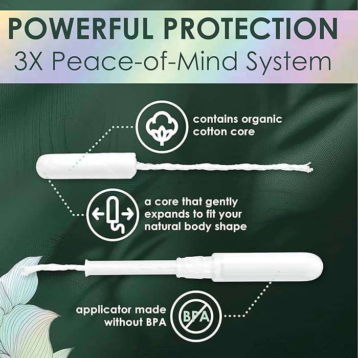 L. Cotton Tampons Regular/Super Absorbency Multipack, Contains an Organic Cotton Core, Made Without Synthetic Pesticides, or Fragrances, 84 Count (2 Packs of 42) - Image 2