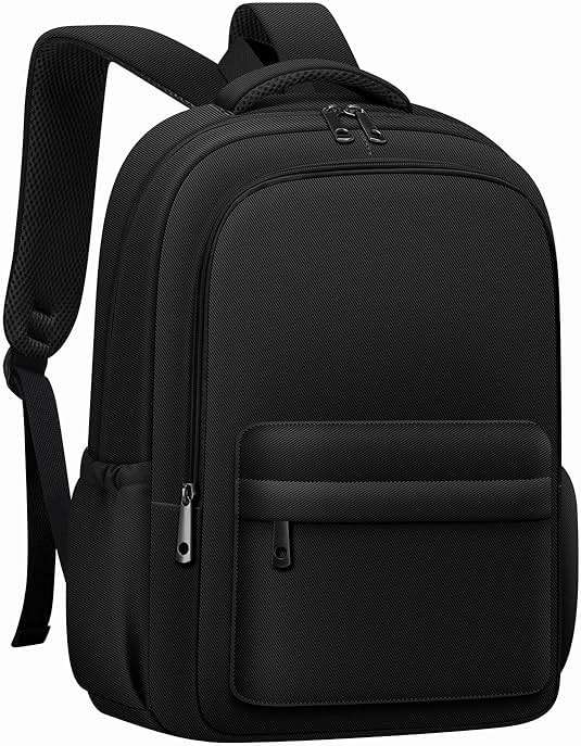 ADAISM Aesthetic Cute Backpack for School Kids Bookbags Student Black Backpacks for Teen Girls Preppy Casual Middle School Bag - Image 1