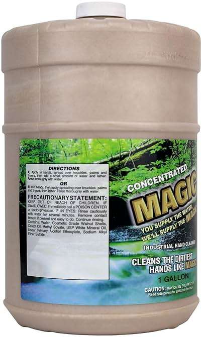 Zenex Magic Hand Soap - Industrial Hand Cleaner for Auto Mechanics | Shop Soap | Walnut Shell Scrubbers to Remove Grease, Oil, Ink & Paint | Moisturizing Ingredients | 1 gallon (4 Pack) - Image 5