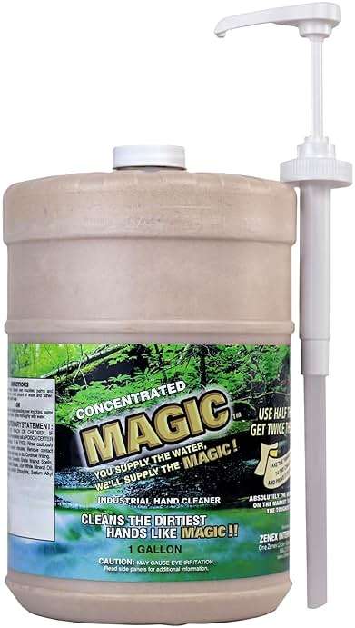 Zenex Magic Hand Soap - Industrial Hand Cleaner for Auto Mechanics | Shop Soap | Walnut Shell Scrubbers to Remove Grease, Oil, Ink & Paint | Moisturizing Ingredients | 1 gallon (4 Pack) - Image 6