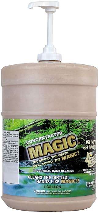 Zenex Magic Hand Soap - Industrial Hand Cleaner for Auto Mechanics | Shop Soap | Walnut Shell Scrubbers to Remove Grease, Oil, Ink & Paint | Moisturizing Ingredients | 1 gallon (4 Pack) - Image 7
