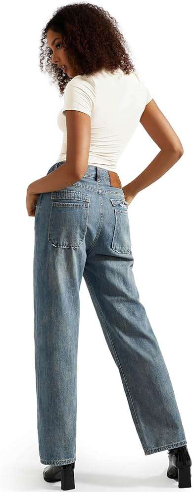 SUUKSESS Women Double Lined Fitted Basic Tee Crew Neck Short Sleeve Y2K Crop Top - Image 6
