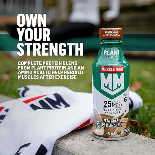 Muscle Milk Plant Based Protein Shake, Vanilla Caramel, 11.16 Fl Oz (Pack of 12) - Image 4