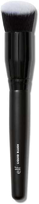 e.l.f. Camo Liquid Blush Brush, Angled Blush Brush Ideal For Applying & Blending Colors On Cheeks, Soft, Dense Bristles, Vegan & Cruelty-free - Image 1