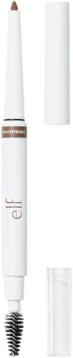 e.l.f. Instant Lift Waterproof Eyebrow Pencil, Dual-Ended with Precision Tip & Spoolie, Smudge-Resistant Formula for Natural, Long-Lasting Brows, Taupe - Image 1