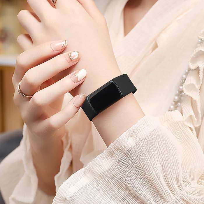 AK Sport Band Compatible with Fitbit Charge 6 Bands/Fitbit Charge 5 Bands Women Men, Classic Soft Replacement Straps Wristbands for Fitbit Charge 6/5 Advanced Fitness & Health Tracker (Black,Small) - Image 6