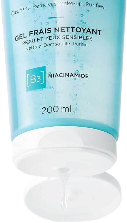 VICHY Pureté Thermale Fresh Cleansing Gel, Formulated With Glycerin & Niacinamide, Gentle Gel Cleanser & Makeup Remover, Removes Impurities Without Overdrying, Safe For Sensitive Skin & Eyes - Image 9