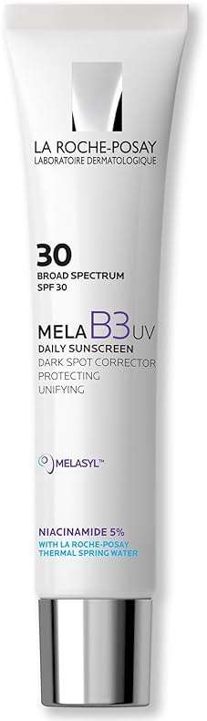 La Roche-Posay Mela B3 UV Daily Sunscreen, Face Moisturizer With SPF 30 + Anti-Aging Melasyl + 5% Niacinamide, Helps Correct & Protect From Sun Damage, Face Sunscreen With No White Cast, 40ML - Image 1