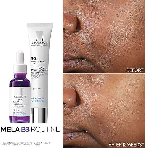 La Roche-Posay Mela B3 UV Daily Sunscreen, Face Moisturizer With SPF 30 + Anti-Aging Melasyl + 5% Niacinamide, Helps Correct & Protect From Sun Damage, Face Sunscreen With No White Cast, 40ML - Image 4