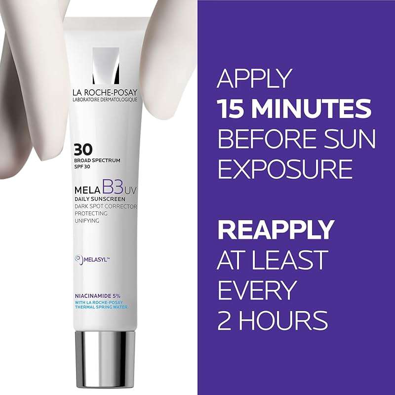 La Roche-Posay Mela B3 UV Daily Sunscreen, Face Moisturizer With SPF 30 + Anti-Aging Melasyl + 5% Niacinamide, Helps Correct & Protect From Sun Damage, Face Sunscreen With No White Cast, 40ML - Image 6