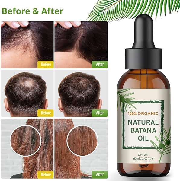 Batana Oil for Hair Growth – Dr Sebi Honduran Hair Oil for Thicker, Stronger Hair, Repairs Split Ends & Dry Scalp, Supports Hair Regrowth for Men & Women, Natural Hair Moisturizer (2.02 fl oz) - Image 4