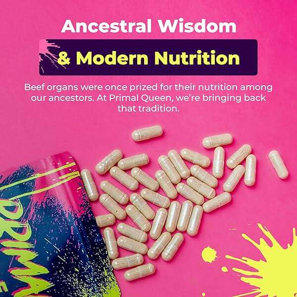 Primal Queen Female-Optimized Beef Organ Superfood Supplement (Beef Liver, Kidney, Heart, & 3 More) - 100% Grass Fed, Pasture Raised - 3rd Party & Clinically Tested - Image 6