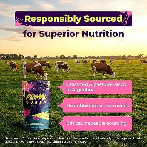 Primal Queen Female-Optimized Beef Organ Superfood Supplement (Beef Liver, Kidney, Heart, & 3 More) - 100% Grass Fed, Pasture Raised - 3rd Party & Clinically Tested - Image 8