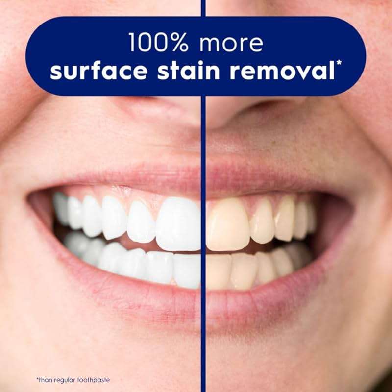 Crest 3D White Brilliance Luminous Purple Teeth Whitening Toothpaste, 4.6 oz Pack of 3, Anticavity Fluoride Toothpaste, Fights 100% More Surface Stains, 24 Hour Active Stain Prevention - Image 3